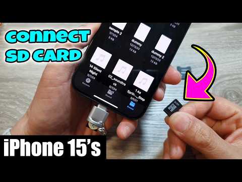 iPhone 15/15 Pro: How to connect an SD card (easy guide)