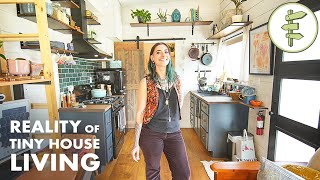 Woman Shares Unfiltered Reality of Tiny House Living + Finances & Parking Challenges