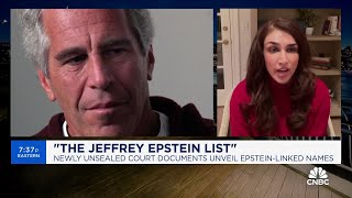Some names associated with Jeffrey Epstein unveiled in court documents