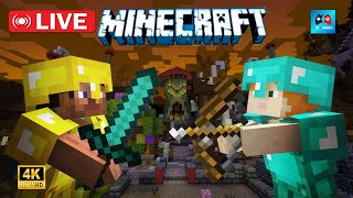 Minecraft Dark Shadow Day Live 62 Gameplay | 4K (Fullscreen) AM Gaming Live Stream