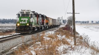 BURLINGTON NORTHERN Chase in CANADA [CN L568]