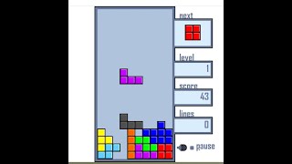 Classic Tetris Game using JavaScript