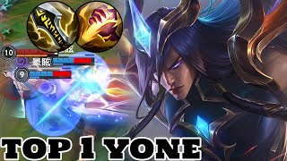 Wild Rift Yone - Top 1 Yone Gameplay Rank Challenger