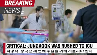 Jungkook's Life in Danger: Emergency Surgery Shocks Fans Worldwide! #bts#jungkook#video