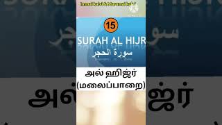 எத்தனை பேருக்கு இந்த பெயர்கள் தெரியும்??சிறிது சிறிதாக கற்றுக் கொள்வோம் #immaikalvi #quran