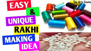 Easy to Make! Rakhi At Home | DIY Rakhi 2020 | Rakhi making idea | Rakhi for School Competition 2020