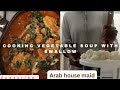 Life of a Domestic worker in an Arab country/ cooking Nigeria food for launch