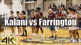 Kalani vs Farrington | OIA D2 Championship | High School Boys Basketball | Game Recap | 4K60FPS