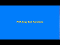 PHP Array Sort Function