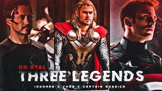Go Gyal ft. Three Legends Edit | Ironman x Thor x captain America Edit | Go Gyal song status
