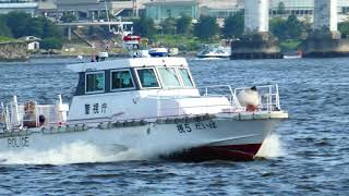 警視庁東京湾岸警察署の警備艇「だいば 視5」2019.8.7