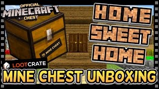 MINE CHEST UNBOXING | HOME SWEET HOME THEME - December 2016 (Minecraft Loot Crate)