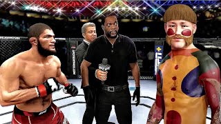Khabib Nurmagomedov vs. Emelya Angry - EA SPORTS UFC 4 - CPU VS CPU