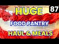 FRUGAL LIVING & Food Pantry Haul 2024 - Foodie Food Haul - FOOD BANK - Food Pantry Haul Video