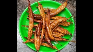 ಮೆಂತ್ಯ ಮೆಣಸಿನಕಾಯಿ.                                    Fenugreek chilli