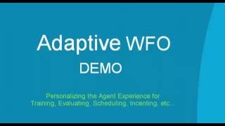 Adaptive WFO Agent Dashboard Demo