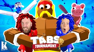 Weirdest TABS Tournament Ever! (DAD vs SON '22!) K-CITY GAMING