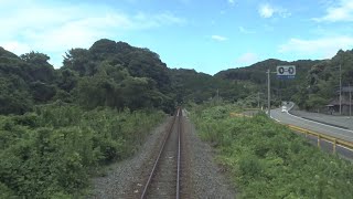 [前面展望]JR西日本美祢線 長門市-厚狭 [cab view]JR-WEST Mine Line Nagatoshi - Asa