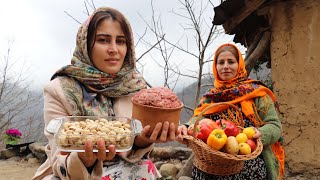 IRAN! Kebab in Pistachio Pilaf with Saffron flavor ♧ Rural Recipes Vlog
