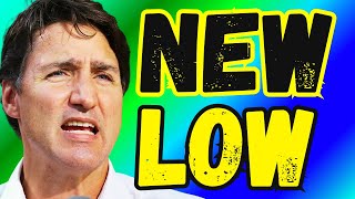 Justin Trudeau Hits SHOCKING NEW LOW In Recent Poll