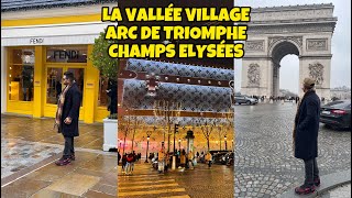 La Vallee Village Outlet-Paris | Arc De Triomphe | Champs Elysees#paris #travelparis #champsélysées