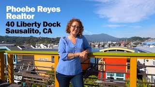 Floating Home for sale 40 Liberty Dock, Sausalito California. Bay Area Waterfront living