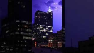 Lightning Crawlers Creep Across the Skyline! Storm Chasing Video #shorts