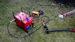 Elektryczna pompa hydrauliczna EPH-46 | Nożyce do cięcia kabli NK-80 | BANASZAK