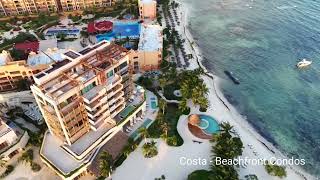 Drone View of Corasol Playa del Carmen Properties for Sale