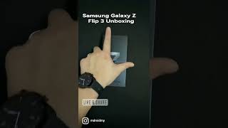 Samsung Galaxy Z Flip 3 unboxing 开箱