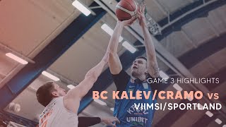 BC Kalev/Cramo vs Viimsi/Sportland Game 2 Highlights | KML Playoffs