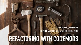 An introduction to automated refactoring with JS codemods - Kenneth Skovhus | Copenhagen.js Meetup