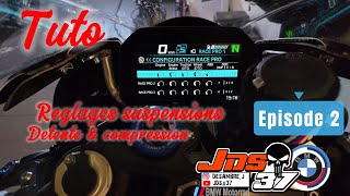 BMW S1000RR DDC Réglages suspensions partie 2