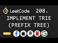 Implement Trie (Prefix Tree) - Leetcode 208 - Python
