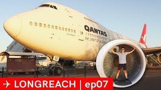 Qantas Founders Museum 747 707 tour - Longreach EP07