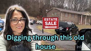 Come explore this ESTATE SALE with me! Also hitting up some THRIFT STORES.