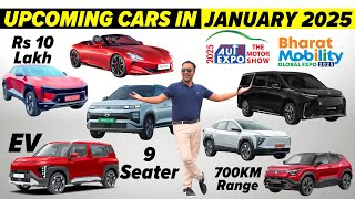 Upcoming Cars in January 2025 | Auto Expo 2025 | Mahindra BE 6 - Hyundai Creta Electric Price - MG