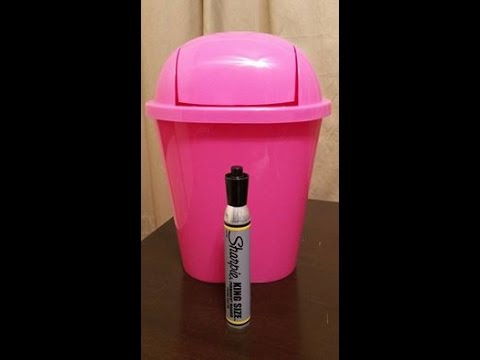 How to remove permanent sharpie from plastic How to remove permanent sharpie from plastic