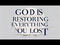 God Will Restore Your Lost Years ✨ Joel 2:25 Healing Prayer for Renewal#motivation#godheals