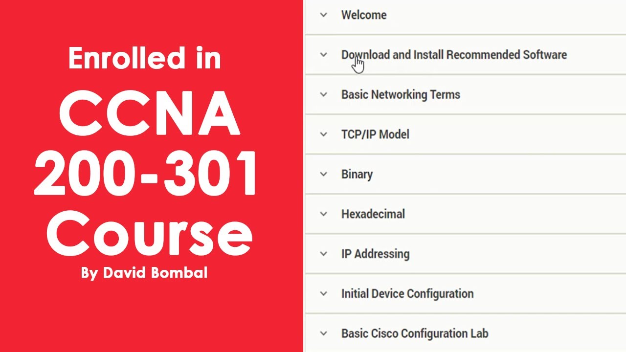 Buying New Cisco CCNA 200-301 Course By David Bombal On Udemy - YouTube