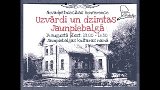 Novadpētniecības konference “Uzvārdi, dzimta, Jaunpiebalga”  Emīls Rusovs