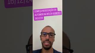 Começa a negociação da Automob na bolsa #AMOB3 16/12/24