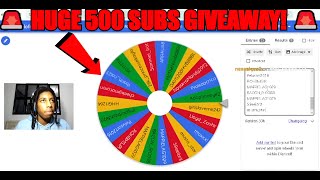 🔥 500 Subs Giveaway! Win FREE Robux + Spin the Wheel \u0026 Epic Discord/PLS Donate Prizes!