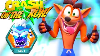 Crash Bandicoot: On the Run! Final Boss For Now - Frosty Uka Uka's Gang