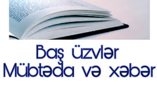 Cümlə üzvləri: Baş üzvlər- Mübtəda və Xəbər ( Testlərlə izah)