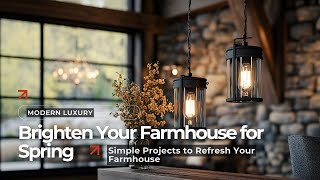 Rustic Refinement: Transform Your Farmhouse into a Spring Luxe Haven