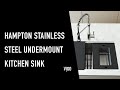 VIGO Hampton -- The best undermount workstation kitchen sink with accessories