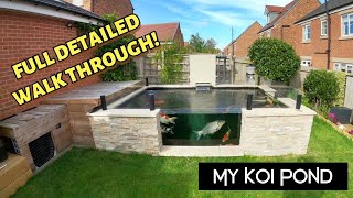 MY KOI POND SETUP - FULL DETAILS