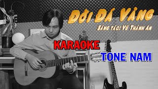 Đời Đá Vàng - Tone Nam - Beat Guitar - Karaoke NBC