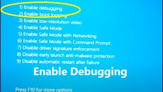 Enable Debugging Windows 11, 10